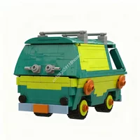 454pcs MOC Mystery Machine Scooby Doo Model Building Blocks Architecture Festival Gifts Creative Toy DIY Education Idea