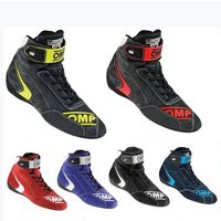 Genuine Leather Racing Shoes, Car Cardine RV Flame Retardant Fire Protection, Motorcycle Riding Off-road Locomotive Boots
