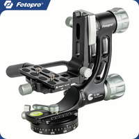Fotopro E-9H Gimbal Head Aluminum Tripod Head for Wildlife Photography Astrophotography Heavy Duty Fluid Head Max Load 30KG