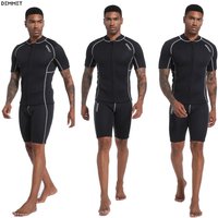 1.5MM/3MM CRSC Neoprene wetsuit Men Split Short Sleeve Shorts Diving Surfing Suit Women's Sun Protection Warm Swimming Suit