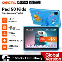 Blackview Oscal Pad 50 Kinder-Tablet-PC 10,1 Zoll 6GB(2+4)RAM 64GB 800*1280 HD-Display 5100mAh Widevine L1 Wi-Fi 6 Android-Tablet