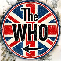 2D Metal Sign The Who Vintage Retro Rock Band British Union Jack Flag Grunge Tin Wall Art for Home Bar Music Room Decor Gift
