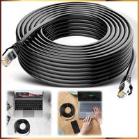 Cat6 External Ethernet Cable Heavy Duty Network Patch Cable Double Jackets Internet Cord for in Wall Direct Burial Router