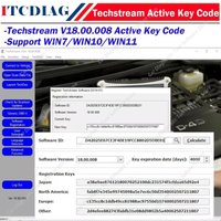 Newest Version TIS Techstream 18.00.008 Auto Diagnostic Software Link Active Code Compatible with MINIVCI MINI VCI for Vehicle R