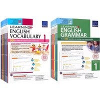 Learning English Singapore's Vocabulary Grammar Book 1-6 Grade SAP Workbook Geniebook Primary School 8-12 Year Student Homework