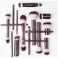 Hourglass Makeup Brushes Set for Powder Foundation Concealer Blusher Bronzer Eye Shadow Eyebrow Eyeliner - Sculpting Brush