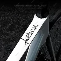 AliExpress NONE Heartbeat Bicycle Stickers for Bicycle Frame Top Tube Decorative Reflective Waterproof Cycling Road Bikes Frames Stickers