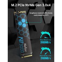 Netac NV3000 M2 SSD NVMe 3500MB/s M.2 2280 PCIe3.0 250GB 500GB 1TB 2TB Internal Solid State Drive for Laptop Desktop Motherboard