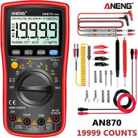 19999 Counts Digital Multimeter True Rms Multimeters AC/DC Current Meter Voltimetro Profesional Voltage Tester ANENG AN870