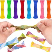 Fun Squishy Fidget Toys 10Pcs Marble Mesh Stress Relieving Sensory ADHD Autism Squeezing Party Cool Creative Novelty Gift
