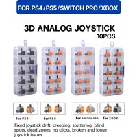 2PCS Hall Effect Joystick Module For PS5/PS4/Switch Pro/XBox,Upgraded High Precision 3D Analog Stick Sensor Module Accessories