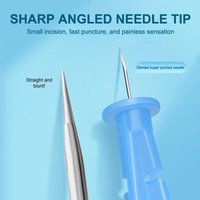 50/100Pcs Disposable Acne Needle Pimple Remover Tool Pointed Wound Size Blackhead Beauty Skin Care Tool