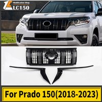 For Toyota Land Cruiser Prado 150 Grille Modification Lc150 2018-2023 Grille Highlight Strip Front Face Decoration Accessories
