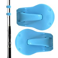 2pcs Fishing Rod Clips Fishing Pole Holder Fixer Portable Anti-tangling Casting Reel Clip For Lure Rod Protection Fishing Gear