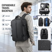 Mens Portable Travel Backpack Large Capacity Laptop Bag Lightweight Business Short Trip School Carry On Pack Outdoor Daypack