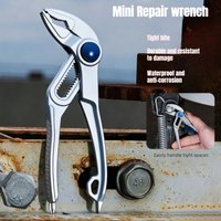 Mini Groove Joint Pliers Push Lock V Jaw Adjustable Multi Grip Hand Tool For Car Auto Repair Mechanic Workshop For Tight Spaces