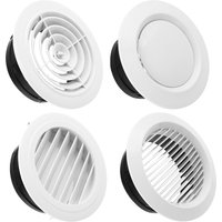 100/150mm Various Shapes Air Vent Extract Valve Grille Air Circulation Vents Cover Round Ducting Ventilation Cover Accessories
