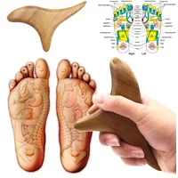 1pc Trigger Point Massage Gua Sha Tools Professional Lymphatic Drainage Tool Wood Therapy Massage Tools for Back Neck Leg Hand
