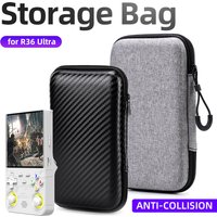 Storage Bag for R36 Ultra Handheld Game Console Travel Carrying Case for R36Ultra Shockproof Protective Accessories