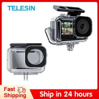TELESIN 45M Waterproof Case For DJI OSMO Action 3 4 5pro Underwater Diving Housing Cover Action Camera Accessories
