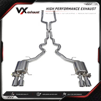 BMW M5 / M6 F10 / F06 S63 4.4T V8 VX-EXHAUST SUS304 Stainless Steel Exhaust Muffler System