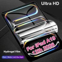 2PCS for Apple IPad A19 12th Pro Air 8 13 2026 M4 M3 M2 A16 11th 11" Mini 7 6 Ultra HD Hydrogel Soft Screen Protector Film Cover