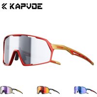 AliExpress kapvoe Kapvoe Photochromic Sunglasses Cycling Glasses Bike Mountain Bicycle Hiking Golf UV400 Sports Glasses for Men Women Baseball