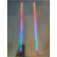 GHXAMP 1Meter 30LED Car Soft Light Strip Audio Level Indicator Colorful Music Spectrum Voice Remote Control Waterproof 6 Modes