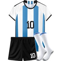 Children Boys Soccer Jersey Youth Football Uniform Sport Shirt Kit Kids Age4-14Soccer Birthday Gift Football Sports Fan Clothing