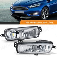 Led Fog Lamps For Ford Focus 2015 2016 2017 2018 Daytime Running Light DRL Front Driving Daylight Super Bright Car Accessories