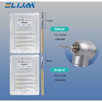 5Pcs/Pack Dental Endo-Z Carbide Burs Zekrya Surgical Endodontic Tungsten Bone Cutters Drill FG 1.6mm Safe Non-Cutting Tips