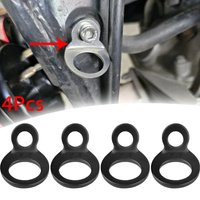 4Pcs Attach Tie-downs Stainless Steel Tie-Down Strap Rings Motorcycle Part Tie Down Strap Rings for Motorcycle Dirt Bike ATV UTV