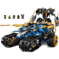 606pcs Thunder Raider Mechanical Warrior Robot Mecha Building Blocks Model Toys for Kids Adult Gift