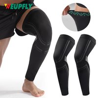 AliExpress WEUPFLY 1/2PCS Compression Leg Sleeves - Full Leg Compression Sleeve for Men & Women, UV Leg Sleeves - Cycling Leg Warmers