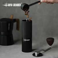 MHW-3BOMBER M1 Racing Manual Coffee Grinder Hand Crank Adjustable Grind Settings For Home Espresso Pour Over Brewing Coffee Fans