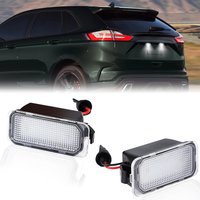 2PCS LED License Plate Lights For Ford C-Max Edge Transit Connect Ecosport Ranger For Jaguar XF XJ LED License Plate Light White