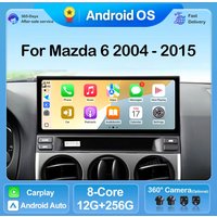 12.3" Wireless CarPlay Auto Android 16 for Mazda 6 2004 - 2015 Multimedia Display 4G GPS Navi DSP GPS Navigation Touch Screen