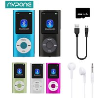 MP3 Player with Earphone Data Cable Stylish Multifunctional Lossless Sound Slim 1.8 Inch LCD Screen Portable MP3 Music Players