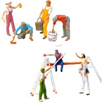 :87 Figure Decorator Tiny People Painting Scene for Model Train DIY Projects Layout Architecture Model Table Building Kit