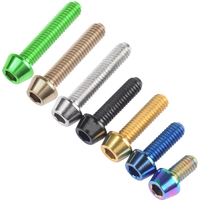 AliExpress Tgou Titanium Bolt M4x8/10/12/15/20mm Allen Key Taper Head Bolt Screw for Bicycle 1pcs