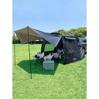 Lohascamping Car box docking tent Portable Waterproof SUV Tail Tent 3-4 people Dome tent Sunshade Tunnel style tent