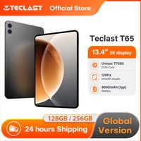 Teclast T65 Tablet 13.4" 2K 120Hz Dsiplay Unisoc T7280 Octa Core Max 26GB RAM 128GB ROM 8000mAh Battery Android 16 Lte Tablets