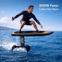 High-Speed Electric Hydrofoil Surfboard 8KW Powerful E-Foil Carbon Fiber Board with Remote Control for Ocean Waters