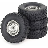 4pcs 72mm Soft Tire Wheel for MN D90 MN98 MN99S WPL C14 C24 C34 B14 B24 LDRC P06 RC Car Upgrade Parts Accessories