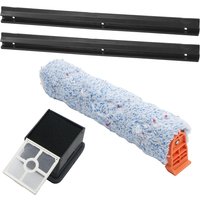 Zestaw zamiennych filtrów, nakładek do mopa, gumowych skrobaków do odkurzacza bezprzewodowego ILIFE W90, zestaw części zamiennych