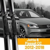 Wiper Front Wiper Blades For VW Jetta 6 MK6 A6 Passat CC 2012-2018 2013 2014 2015 2016 Windshield Windscreen Front Window 24"19"