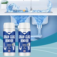 JOKJOK Advanced Pipe Unclogger Kit - Fast-Acting Drain Powder/Liquid, for Pipes, Septic, Easy-to-Use Clog Remover for Toilets, S