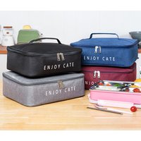 Rectangular Oxford Lunch Box Bag for Women Men Kids Girls Children High Quality Thermal Insulated Bag Food Bags Insulated Bag