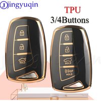 JYQ TPU Auto Key Shell Case Cover For Hyundai Grandeur HG Sedan Genesis G80 Santa Fe 3DM Grand SantaFe 2018 IX45 EQUUS Azera