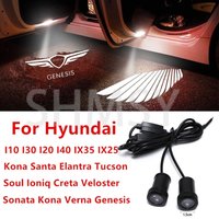 2Pcs LED Car Door Courtesy Light For Hyundai Tucson I10 I20 IX30 I40 IX35 Accent Kona Solaris Genesis G70 G80 G90 GV70 GV80 GV60